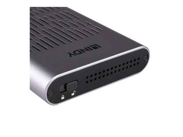 LINDY USB 3.2 Dual M.2 NVMe SSD Gehäuse 43382