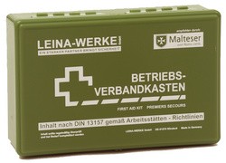 LEINA Betriebsverbandkasten, Inhalt DIN 13157, orange