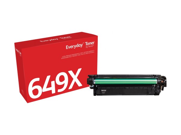 XEROX XEROX Everyday - Toner High Yield Schwarz - ersetzt HP 649X für HP Color LaserJet Enterprise CP4525