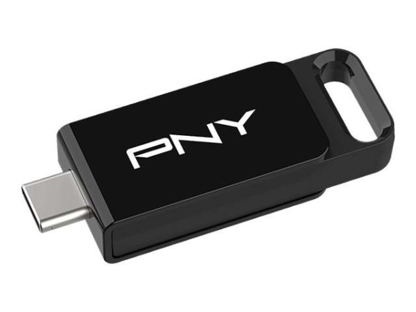 PNY Elite USB-Stick 128 GB USB Typ-C 3.2 Gen 1 (3.1 Gen 1) Schwarz P-FD128X3ELC-GE