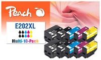 PEACH PEACH Patrone Epson Nr.202XL, PEA, Multi10Pack, REM, FW komp