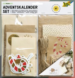 folia Adventskalender-Set FALALA, 97-teilig