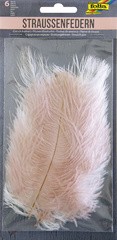 folia Straußenfedern, Länge: ca. 170 mm, farbig sortiert