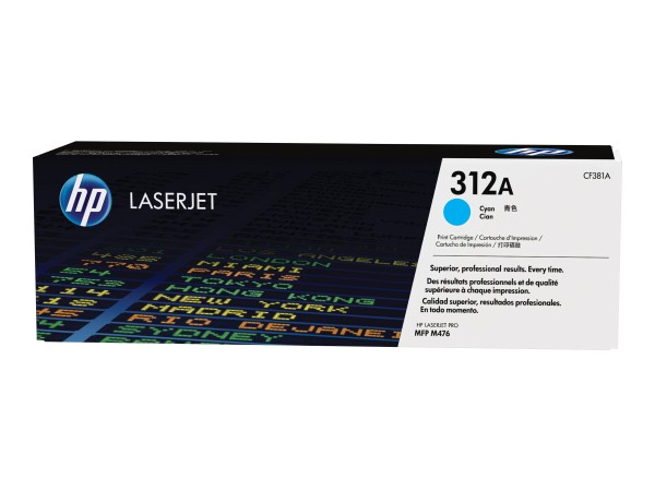 HP HP 312A Cyan LaserJet Tonerpatrone (CF381A)