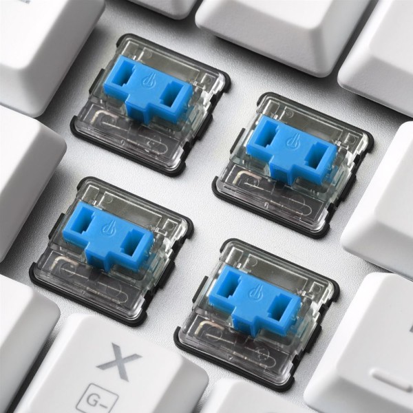 SHARKOON PureWriter TKL RGB (weiß, US-Layout, Kailh Blue) 4044951034291