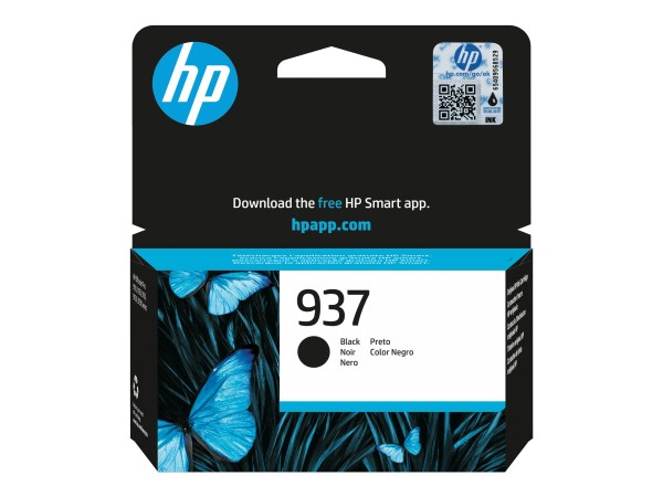 HP 937 Black Original Ink Cartridge 4S6W5NE#SE1