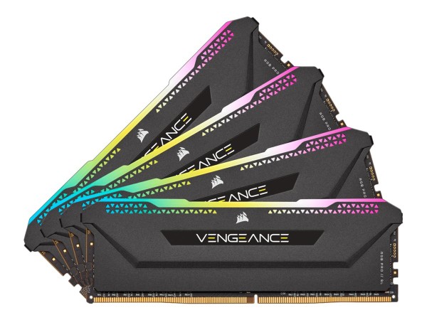 CORSAIR Vengeance PRO SL Schwarz 128GB Kit (4x32GB) CMH128GX4M4E3200C16