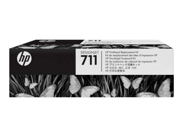 HP 711 Schwarz, Gelb, Cyan, Magenta Druckkopf C1Q10A