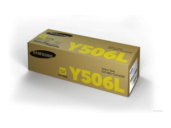 SAMSUNG CLT Y506L Gelb Tonerpatrone (SU515A) SU515A