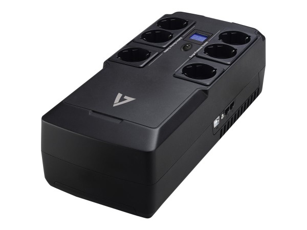 V7 750VA DESKTOP UPS LCD 6 OUT UPS1DT750-1E