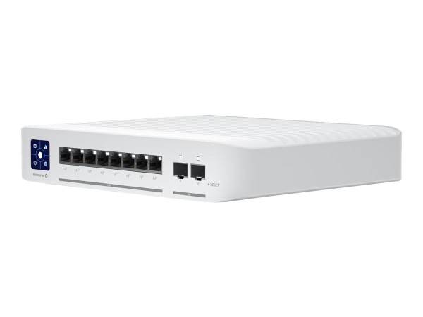 UBIQUITI NETWORKS UniFi 8xRJ45 2,5G/2xSFP+ 10G Managed PoE+ Wall-Mountable USW-ENTERPRISE-8-POE