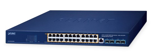 PLANET TECHNOLOGY 24-Port 10/100/1000T 802.3bt GS-4210-24UP4X