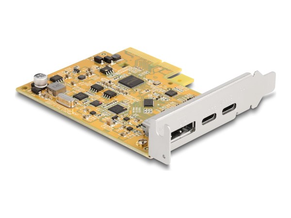 DELOCK DELOCK PCIe x4 Karte zu 1x ext. USB-C 10 Gbit/s B. + 1x extern USB-C DP Alt Mode