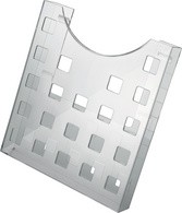 helit Wandhalter "the grid", grau-transparent