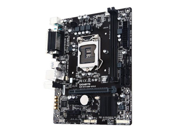 GIGABYTE S1151 GIGABYTE GiBy GA-H110M-DS2 H110