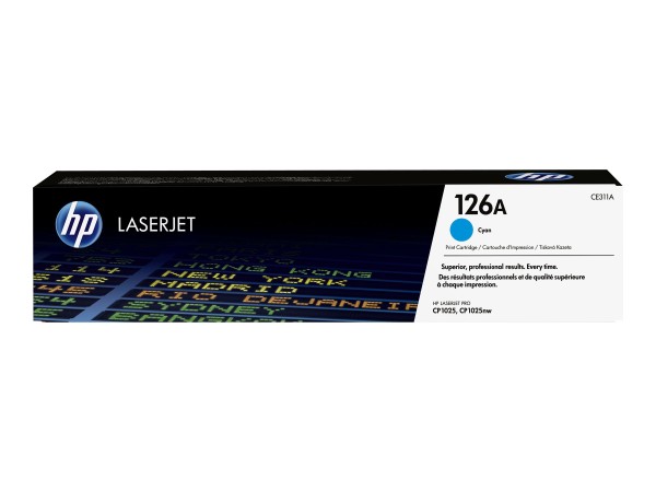 HP HP 126A Cyan LaserJet Tonerpatrone (CE311A)