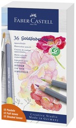 FABER-CASTELL Aquarellstifte GOLDFABER, 36er Geschenkset