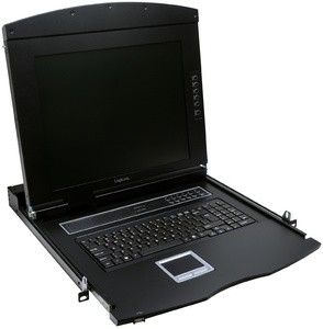 LogiLink 19" LCD KVM Konsole mit 43,18 cm (17") TFT-Monitor