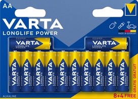 VARTA Alkaline Batterie Longlife Power, Mignon AA, Sparpack