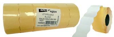 agipa Etiketten für Preisauszeichner, 26 x 16 mm, weiß