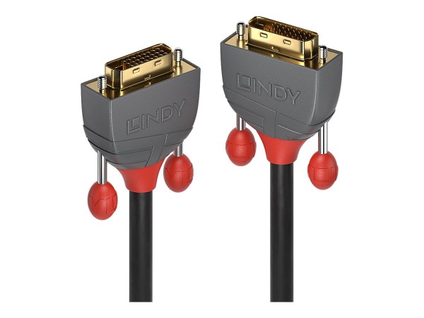 LINDY LINDY DVI-D Dual Link Kabel 7.50m, Anthra Line