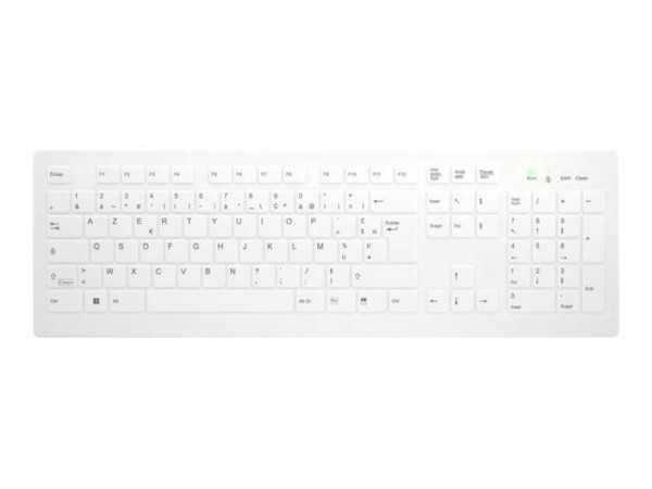 CHERRY AKTIVE KEY Flat Profile Wireless Hygiene Desktop Keyb AK-C8112-FU1-W/FR