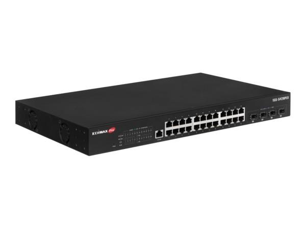 EDIMAX TGS-5428PLX 24-Port 2.5GbE L2 Surveillance VLAN PoE++ 6-Port 10GbE S TGS-5428PLX