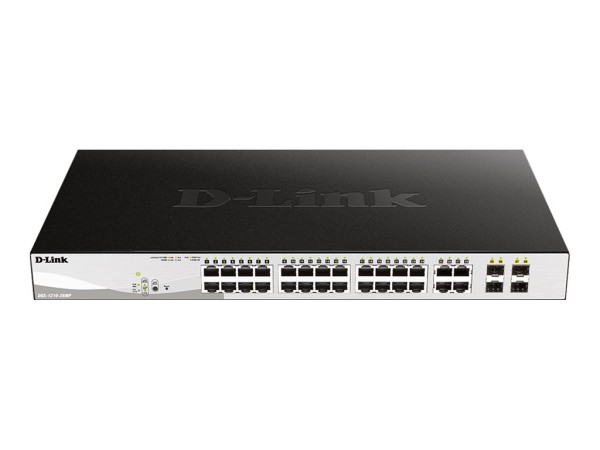 D-LINK 28-Port Layer2 PoE+ Gigabit Smart Managed Switchdlink|green 3.0, 24x DGS-1210-28MP/E