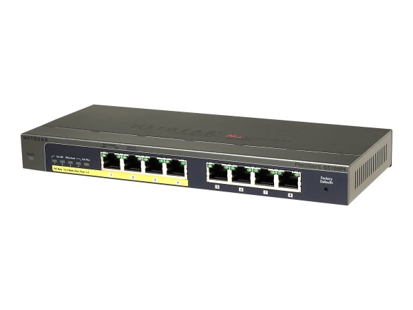 NETGEAR Switch / 8-Port Gigabit Plus Ethernet Sw GS108PE-300EUS