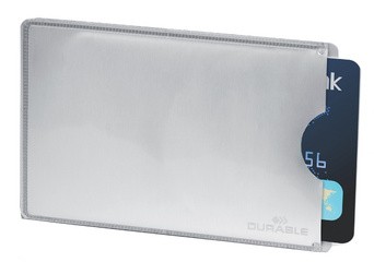 DURABLE Kreditkartenhülle "RFID SECURE", (B)86 x (H)54 mm