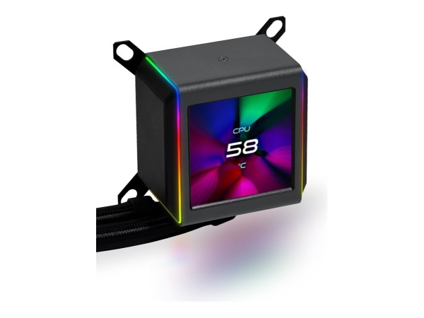 LIAN LI GALAHAD II LCD 280 Komplett-Wasserkühlung, ARGB - schwarz (GA2ALCD2 GA2ALCD28B