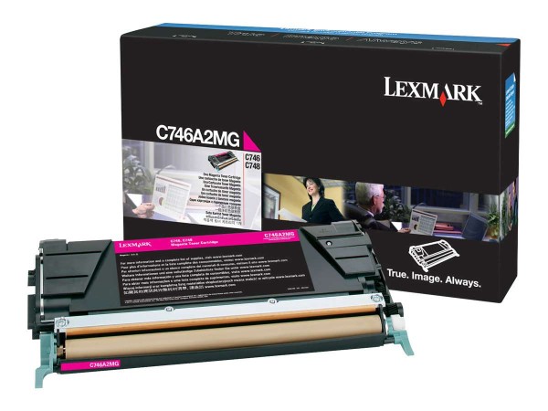 LEXMARK Magenta Tonerpatrone LCCP, LRP C746A1MG