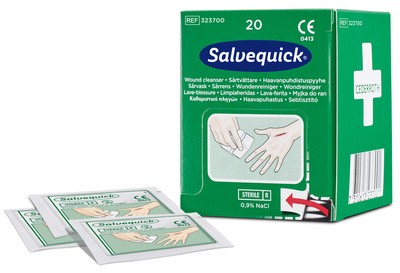 CEDERROTH Salvequick Wundreinigungstücher, 20er-Pack