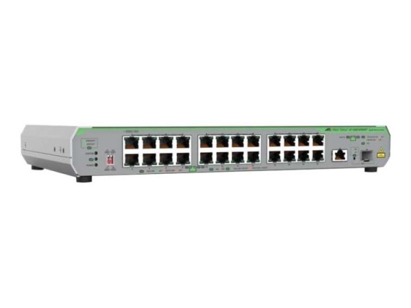 ALLIED Gigabit Unmanged Switch with 10G uplink 24x 100M/1G-T 1x 100M/1/2.5/ AT-GS910/26XST-50