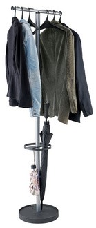 ALBA Garderobenständer "PMWAVE2", (H): 1.740 mm, silber