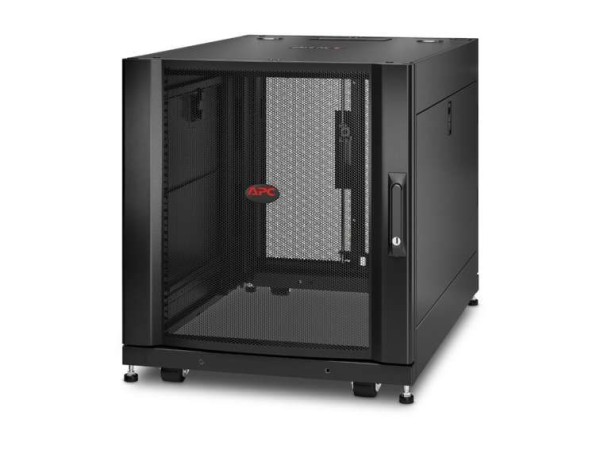 APC NetShelter SX 12U Server Rack Enclosure 600mm x 900mm w/ Sides Black AR3003