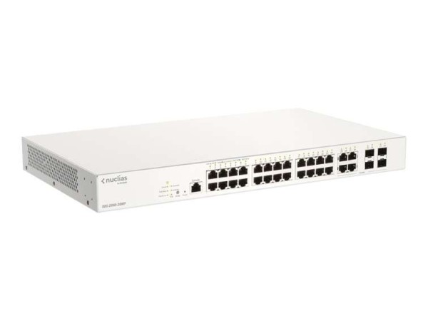 D-LINK Nuclias Cloud Managed 28-Port Layer2 PoE+ Gigabit Switch DBS-2000-28MP/E