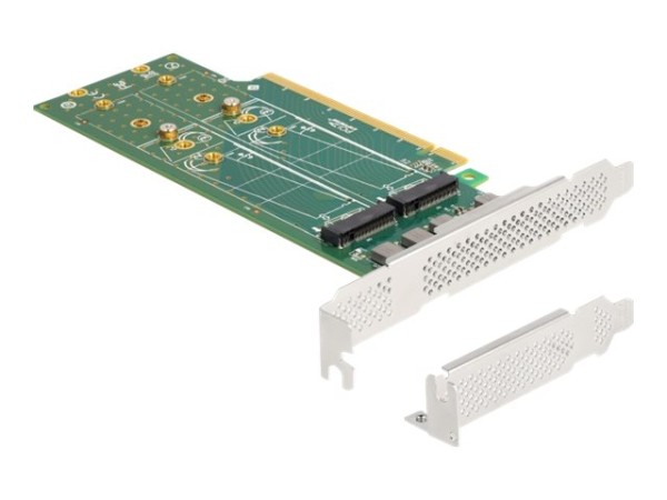 DELOCK PCI Expr 16Karte > 4x int. NVMe M.2 Key M Bifurcation 90090