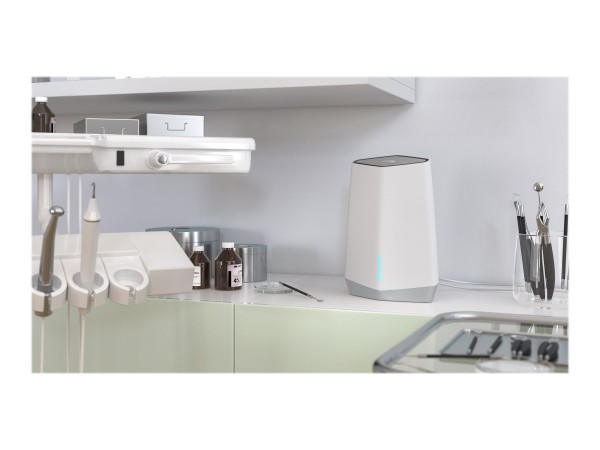 NETGEAR Orbi Pro WiFi 6 Business Tri-Band Mesh AX6000 System mit 1 Router u SXK80B3-100EUS