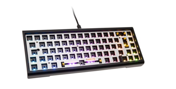 DUCKYCHANNEL DUCKYCHANNEL Ducky Tinker 65 Barebone Gaming-Tastatur, RGB - schwarz (ISO-DE) (PKTI2367IST-ISO01)