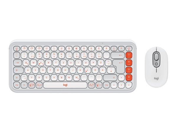 LOGITECH LOGITECH POP ICON COMBO - OFF WHITE - DEU
