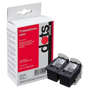 DOTS DOTS schwarz, color Druckerpatronen kompatibel zu Canon PG-540/CL-541