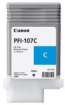 CANON PFI 107 C Cyan Tintenbehälter 6706B001