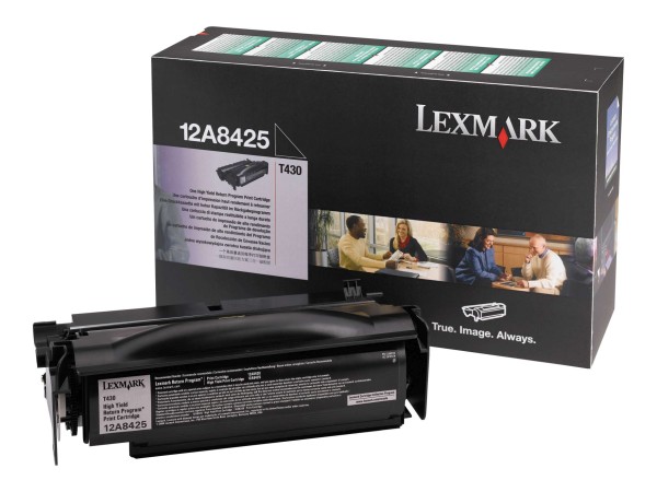 LEXMARK Schwarz Tonerpatrone LRP 0012A8425