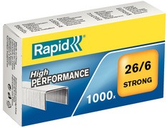 Rapid Heftklammern Strong 26/6, verzinkt