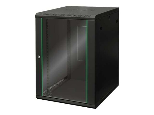 DIGITUS Wandgehäuse Dynamic Basic schwarz 16HE 600x600mm DN-19 16U-6/6-EC-SW