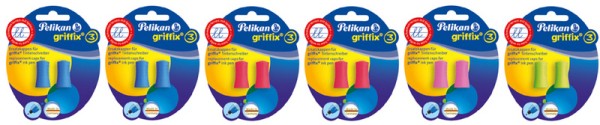 Pelikan Ersatzkappe für Tintenschreiber griffix, sortiert
