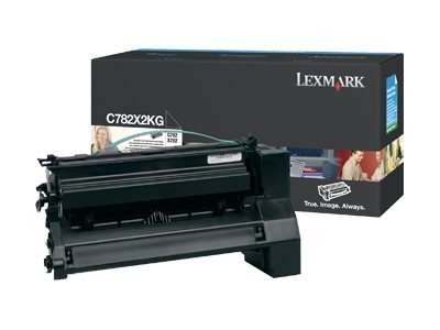 LEXMARK Besonders hohe Ergiebigkeit Schwarz Tonerpatrone LCCP C782X2KG