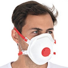 HYGOSTAR Atemschutzmaske mit Ventil, Schutzstufe: FFP3