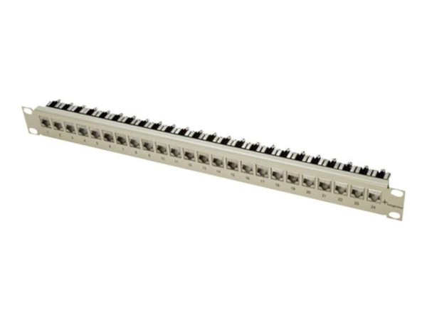 TELEGÄRTNER TELEGAERTNER 48,3cm 19Zoll Pnl 1HE 24x AMJ-Mod K.6A 26.11.0570